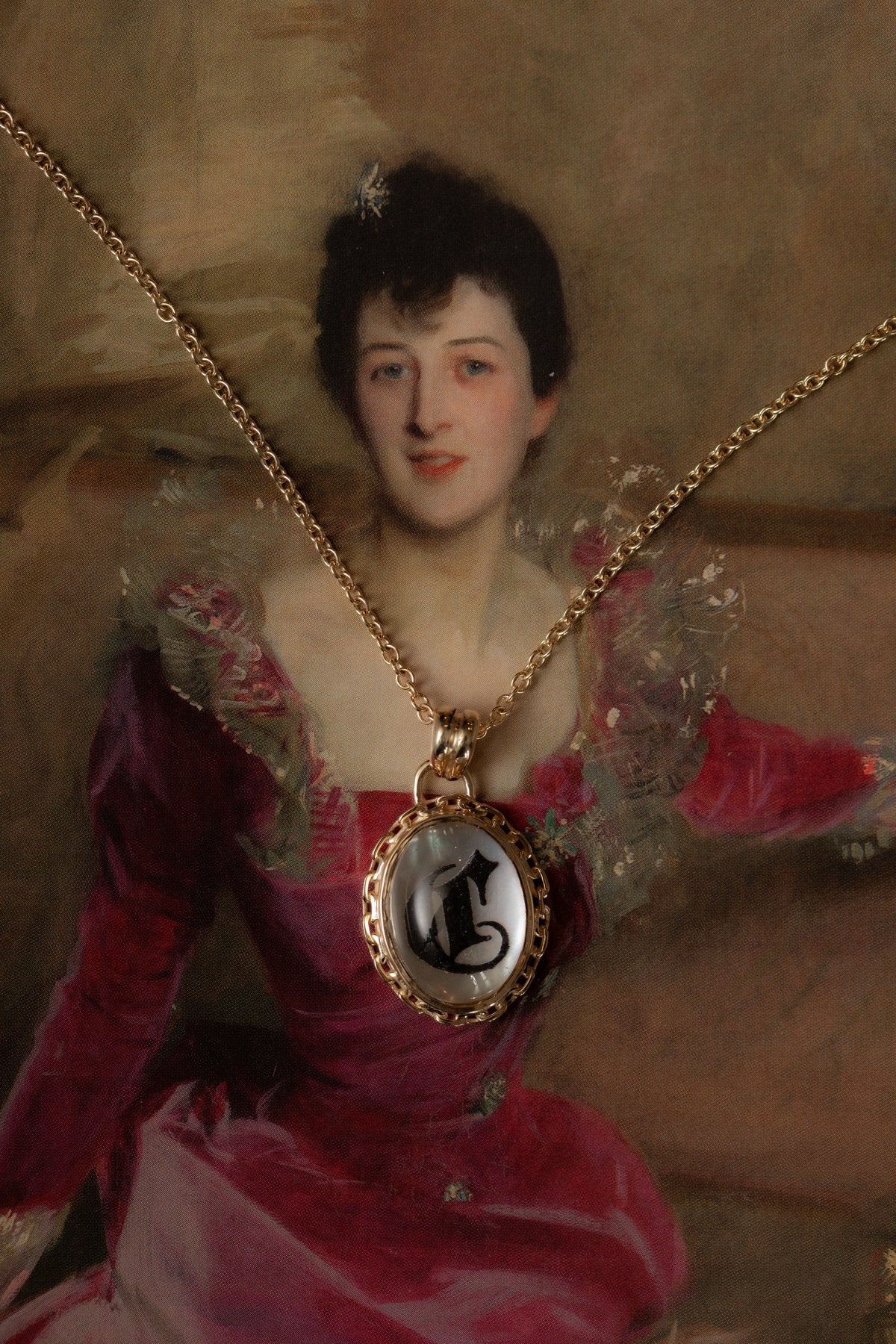Lettera Catene Charm