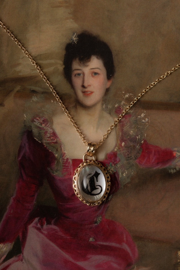 Lettera Catene Charm