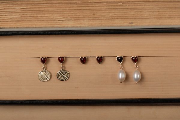 Cordis Spiralis Drop Earrings