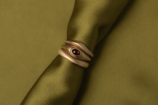 Rhodolite Garnet Ovate III Ring