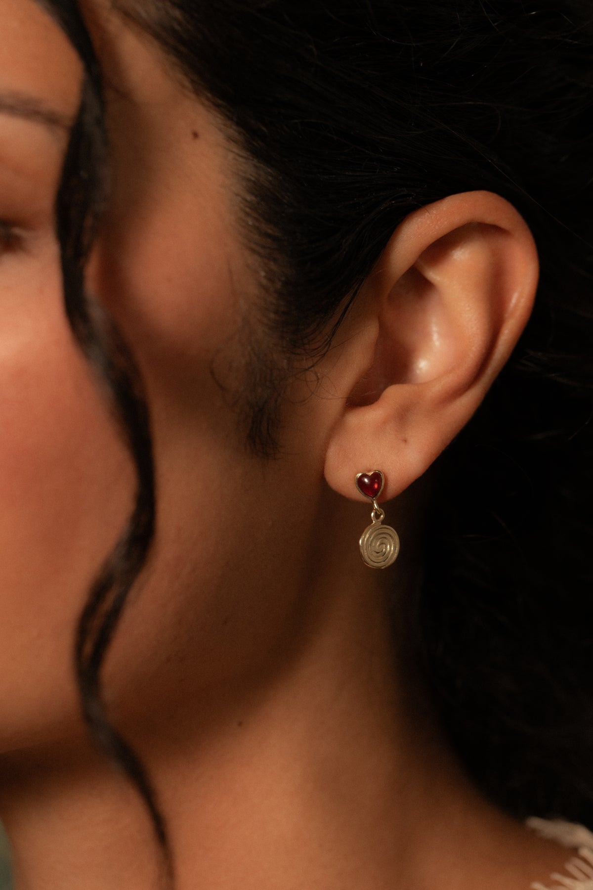 Cordis Spiralis Drop Earrings