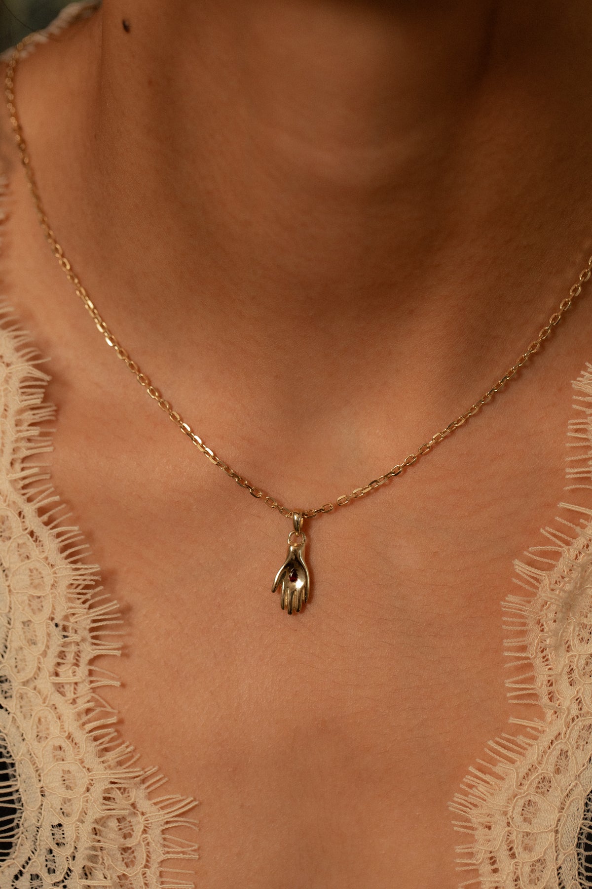 Garnet Etherea Charm