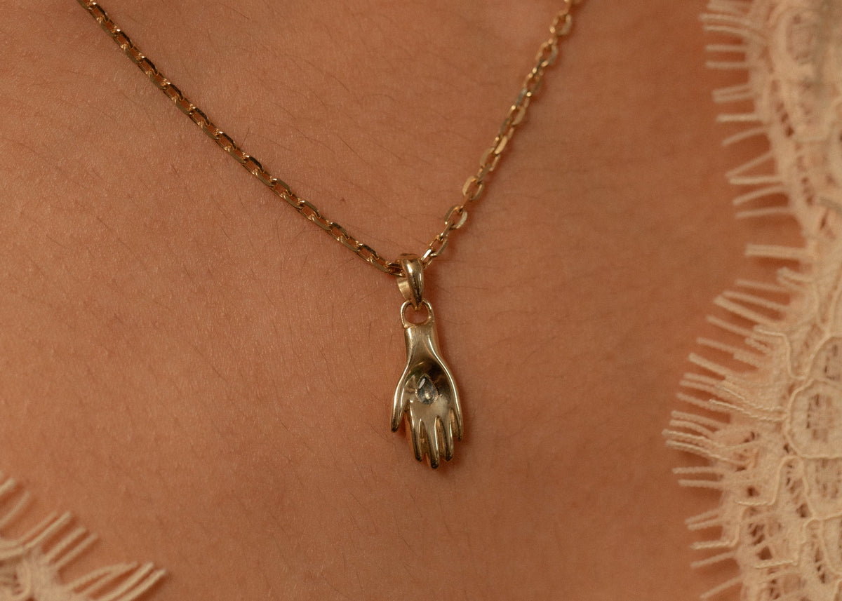 Light Blue Sapphire Etherea Charm