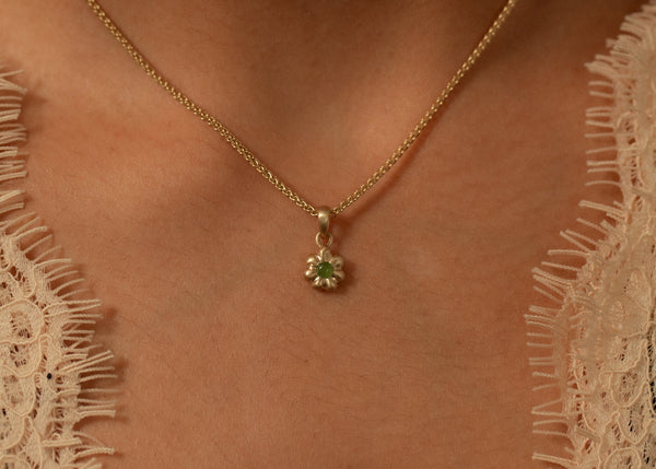Jade Petite Flora Charm