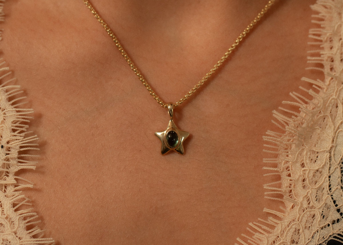 Green Tourmaline Stella Charm