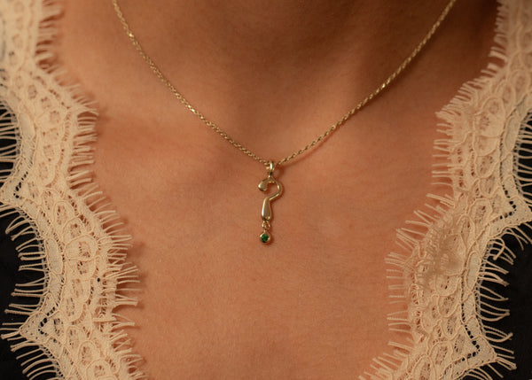 Emerald Enigma Charm