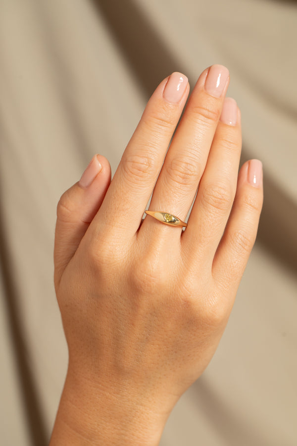 Heart Sapphire Ovate IV Ring 05