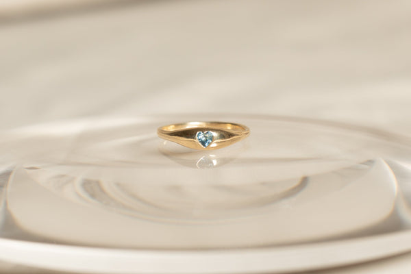 Heart Sapphire Ovate IV Ring 03