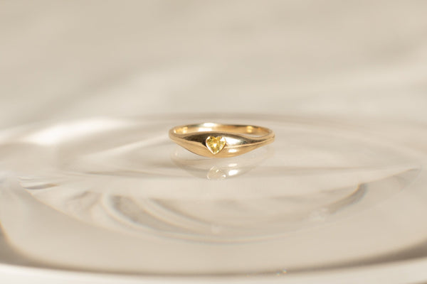 Heart Sapphire Ovate IV Ring 05