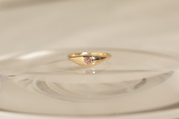 Heart Sapphire Ovate IV Ring 06