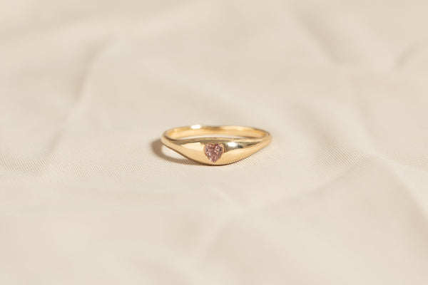 Heart Sapphire Ovate IV Ring 07