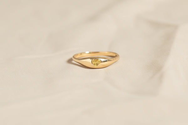 Heart Sapphire Ovate IV Ring 05
