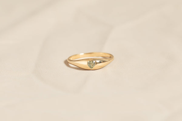 Heart Sapphire Ovate IV Ring 04