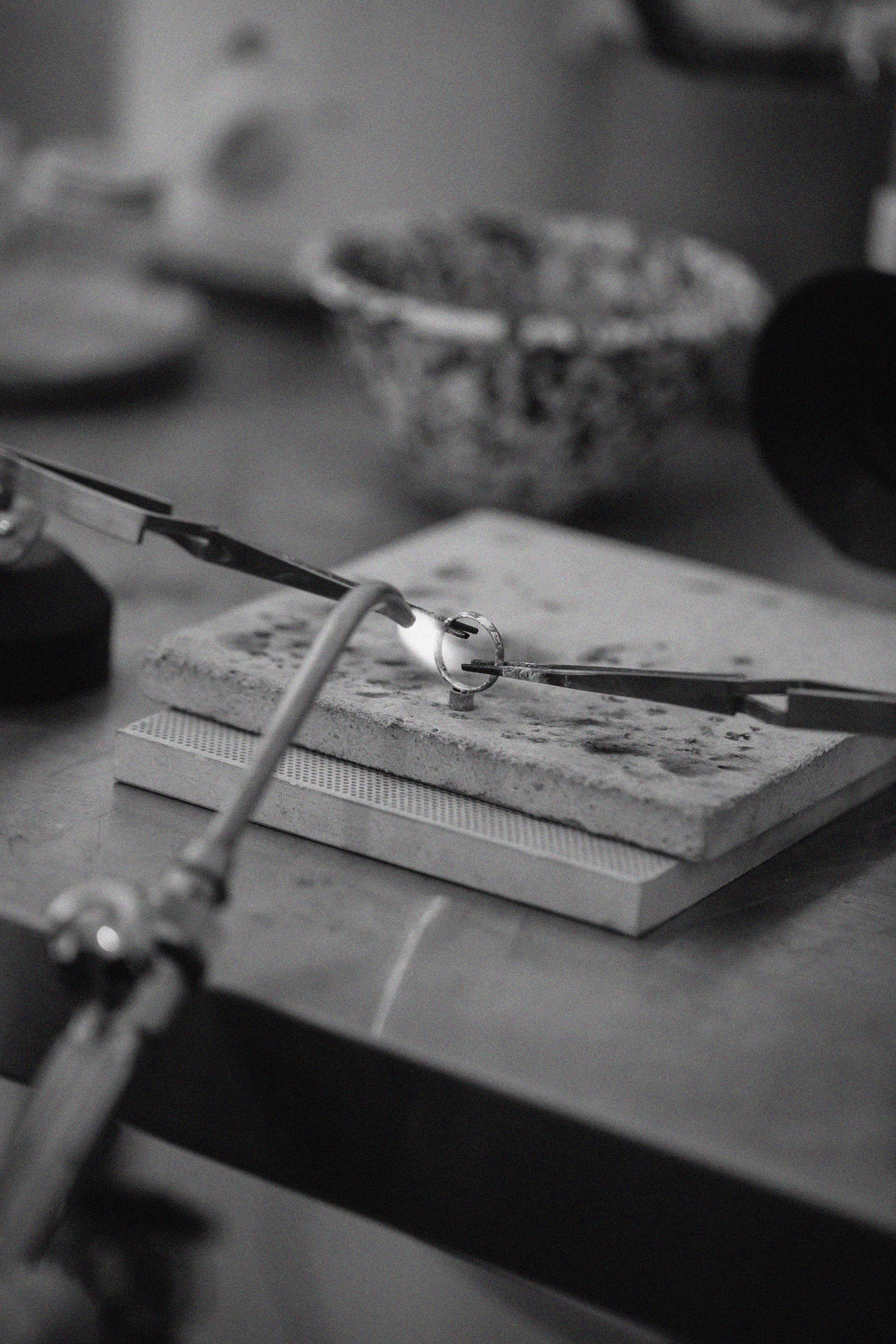 Silversmithing and Stone Setting Intensive : Tube Set Ring : 7/12 10:00AM-5:00PM