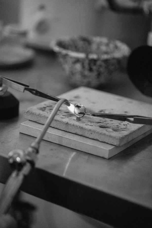 Silversmithing and Stone Setting Intensive : Tube Set Ring : 9/20 10:00AM-5:00PM