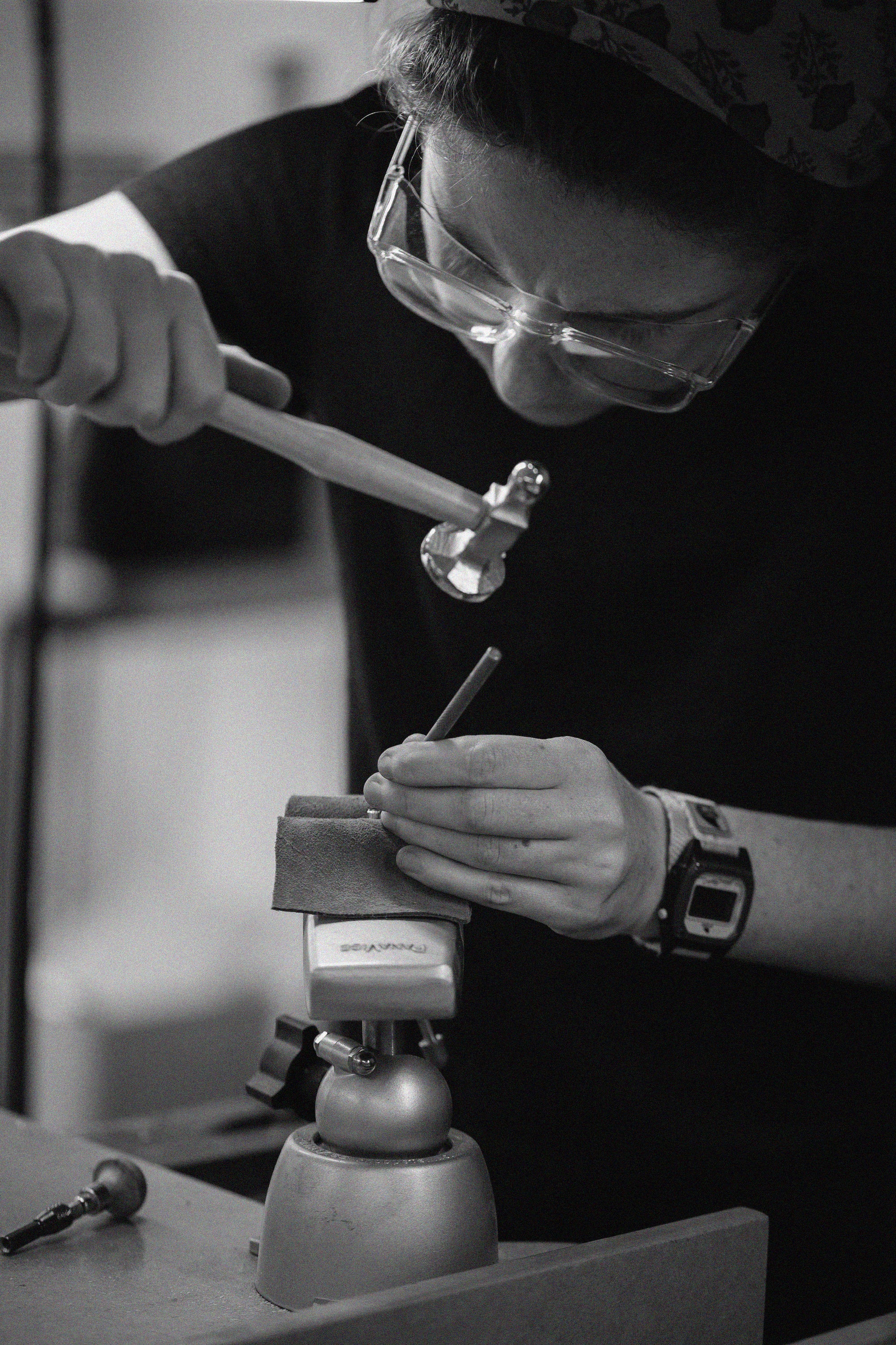 Silversmithing and Stone Setting Intensive : Tube Set Ring : 8/9 10:00AM-5:00PM