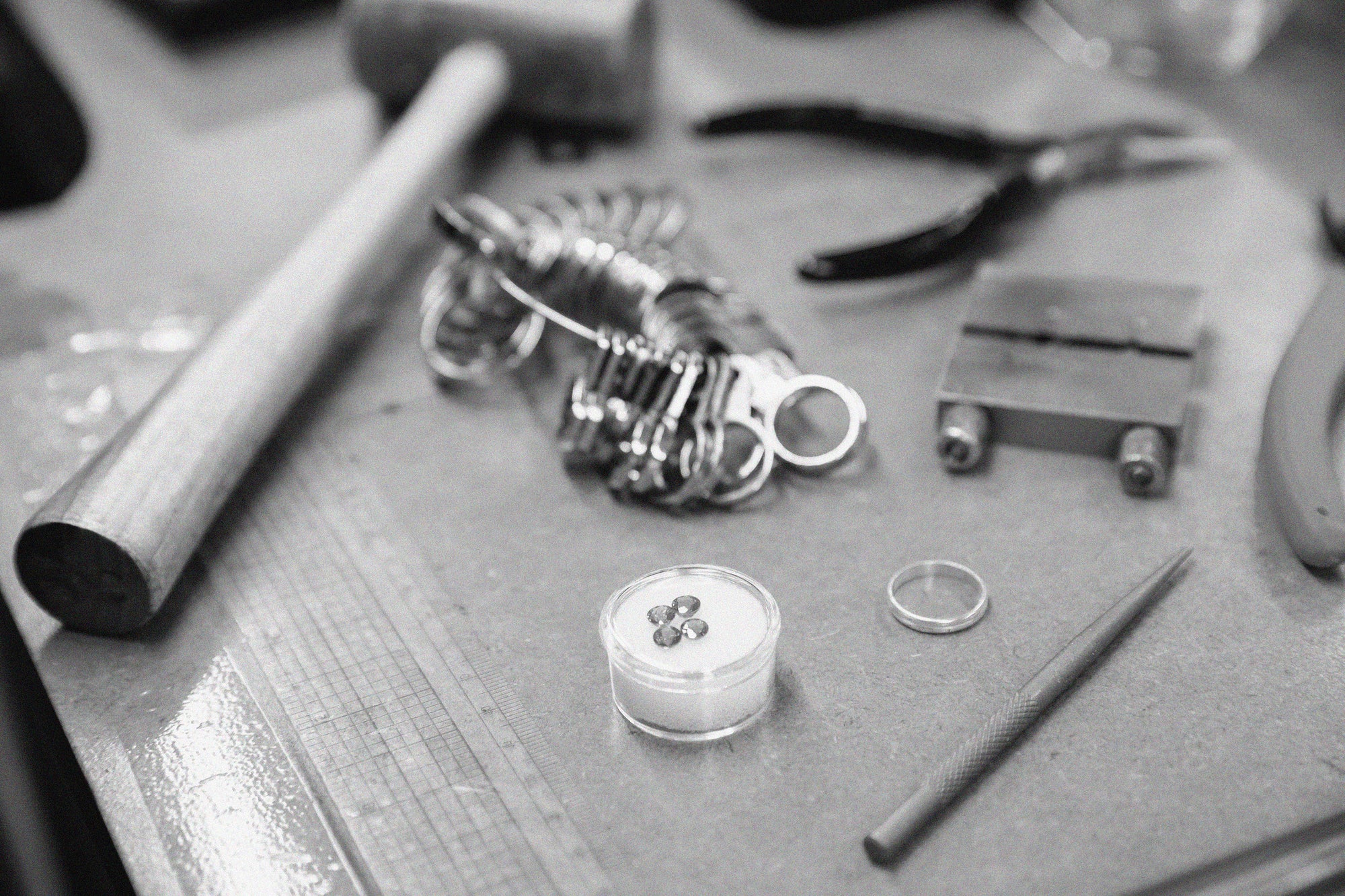Silversmithing and Stone Setting Intensive : Tube Set Ring : 8/23 10:00AM-5:00PM