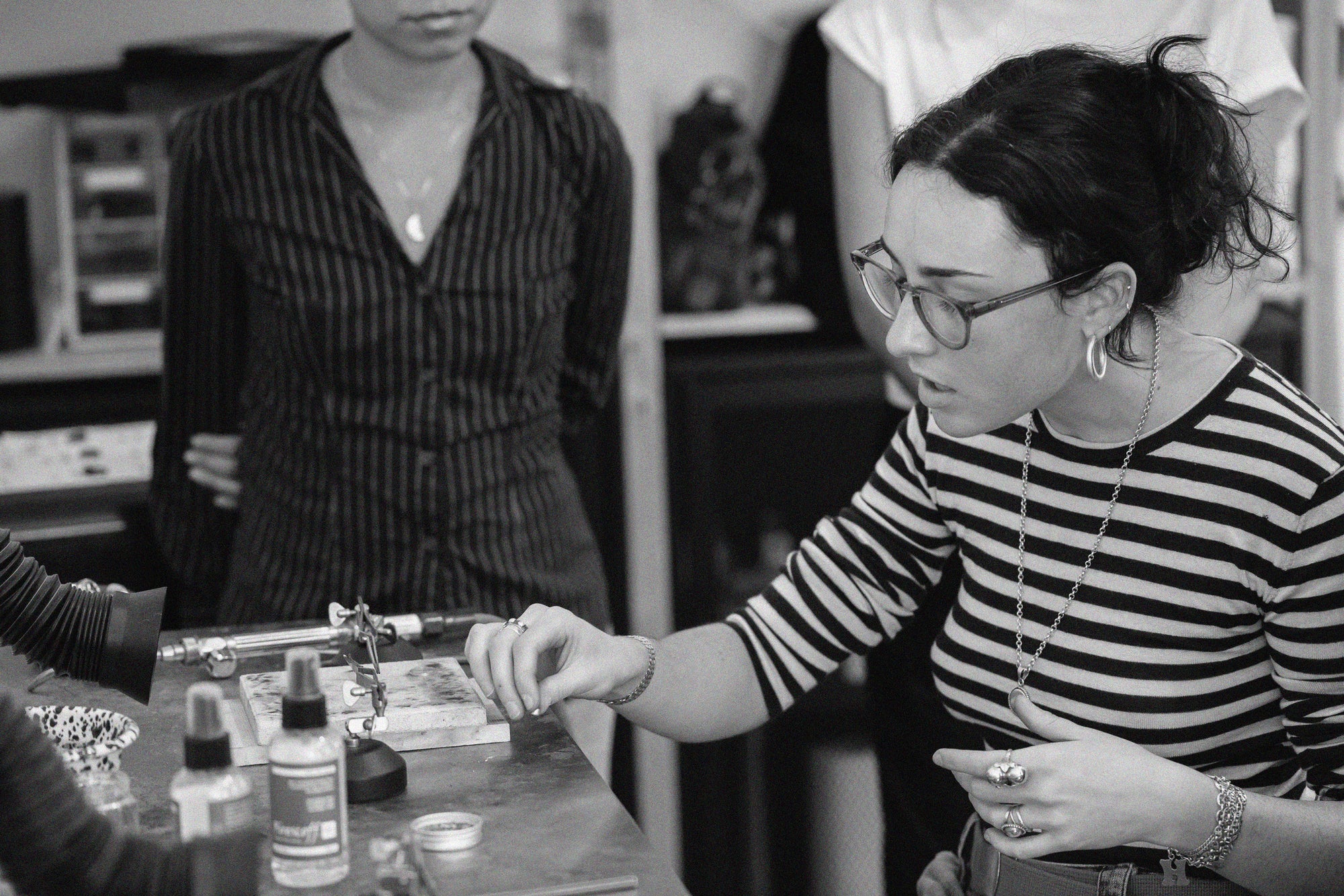 Silversmithing and Stone Setting Intensive : Tube Set Ring : 7/12 10:00AM-5:00PM
