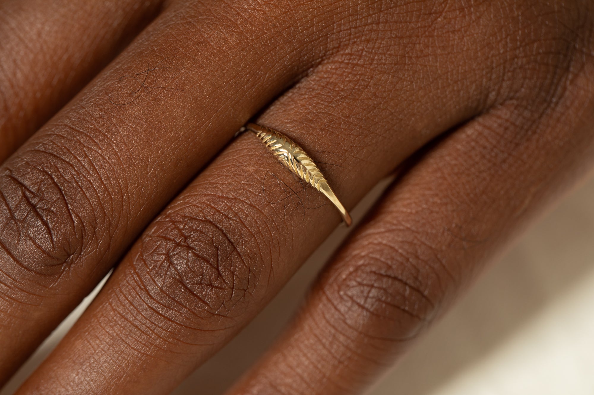 Etched Ovate II Ring