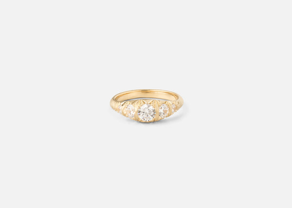 5 Diamond Ovate III Ring
