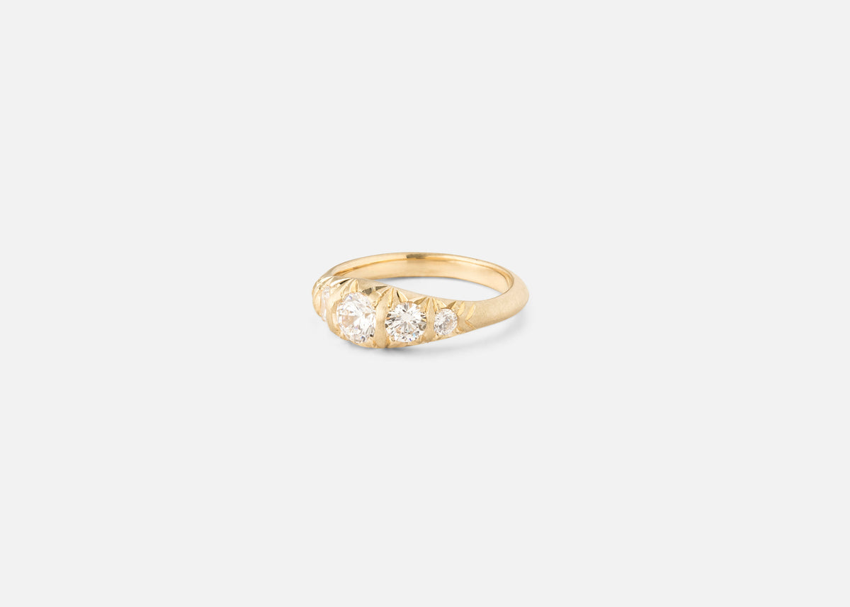 5 Diamond Ovate III Ring