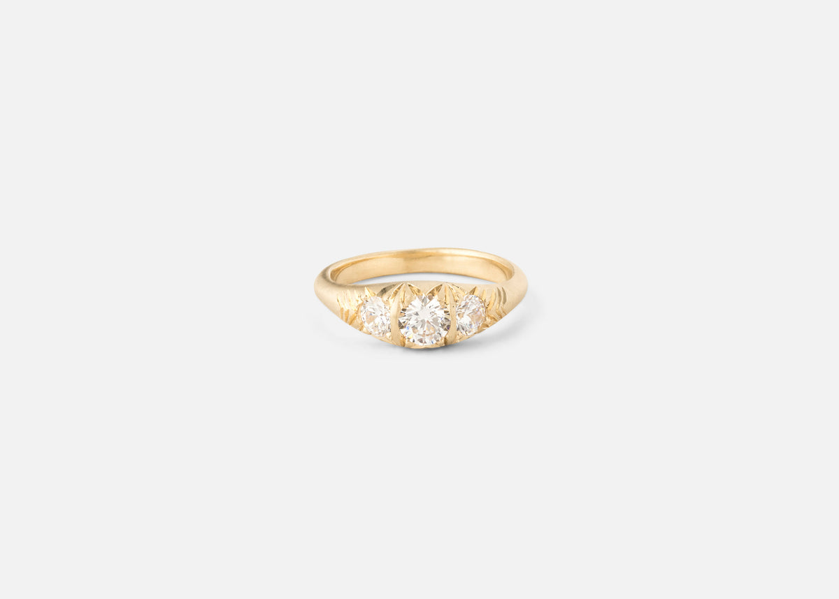 3 Diamond Ovate III Ring