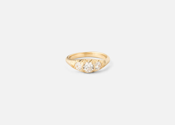 3 Diamond Ovate III Ring