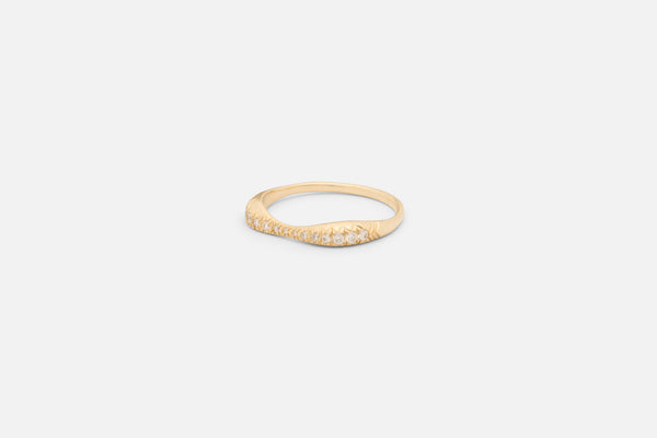 Pavé Double Peak Ring