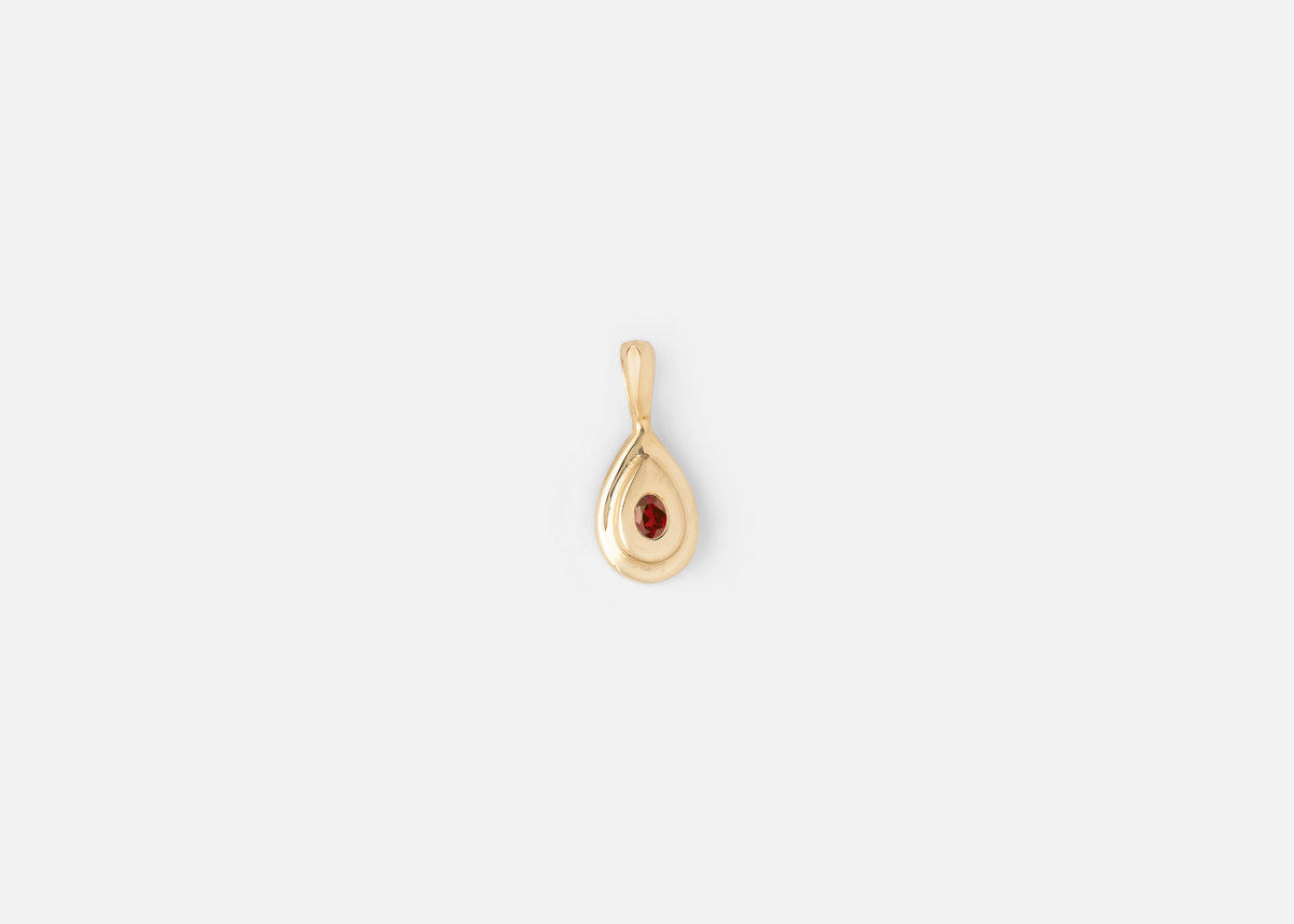 Garnet Pear Pictura Charm