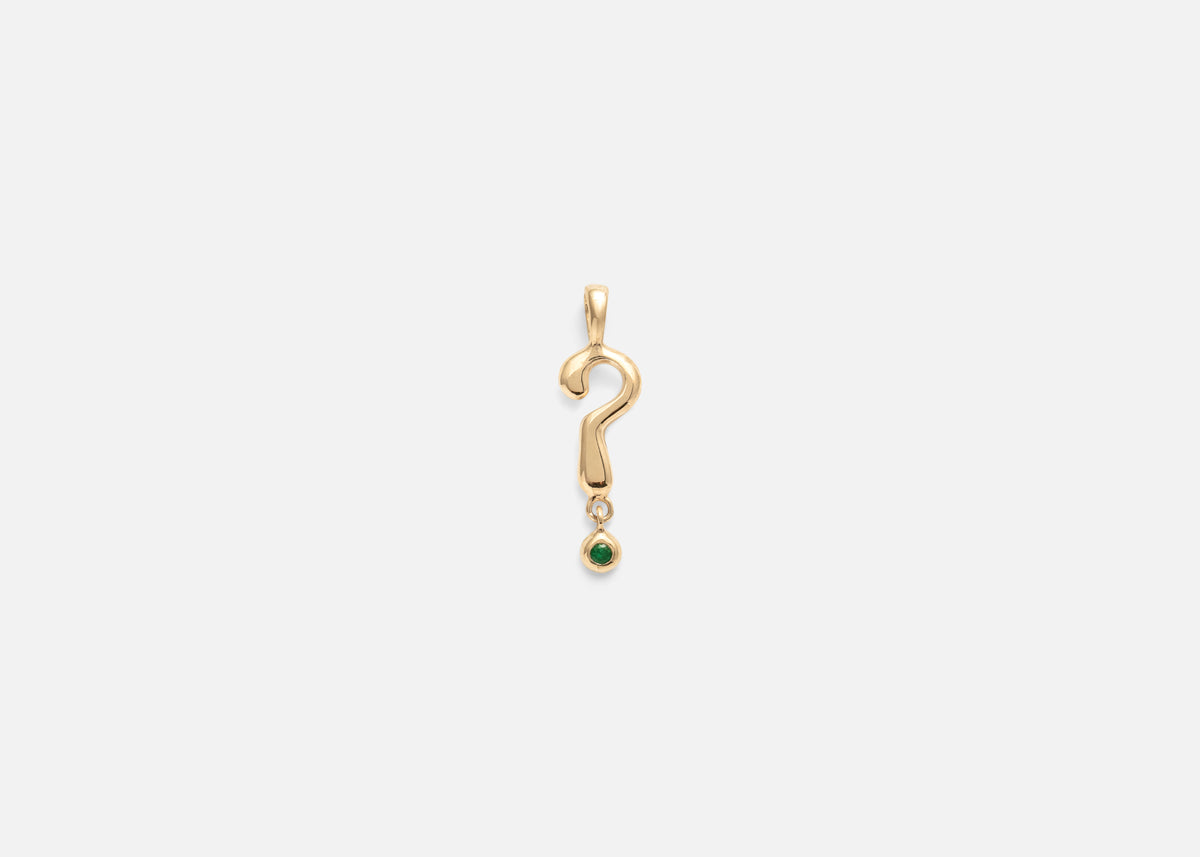 Emerald Enigma Charm