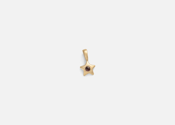 Garnet Petite Stella Charm