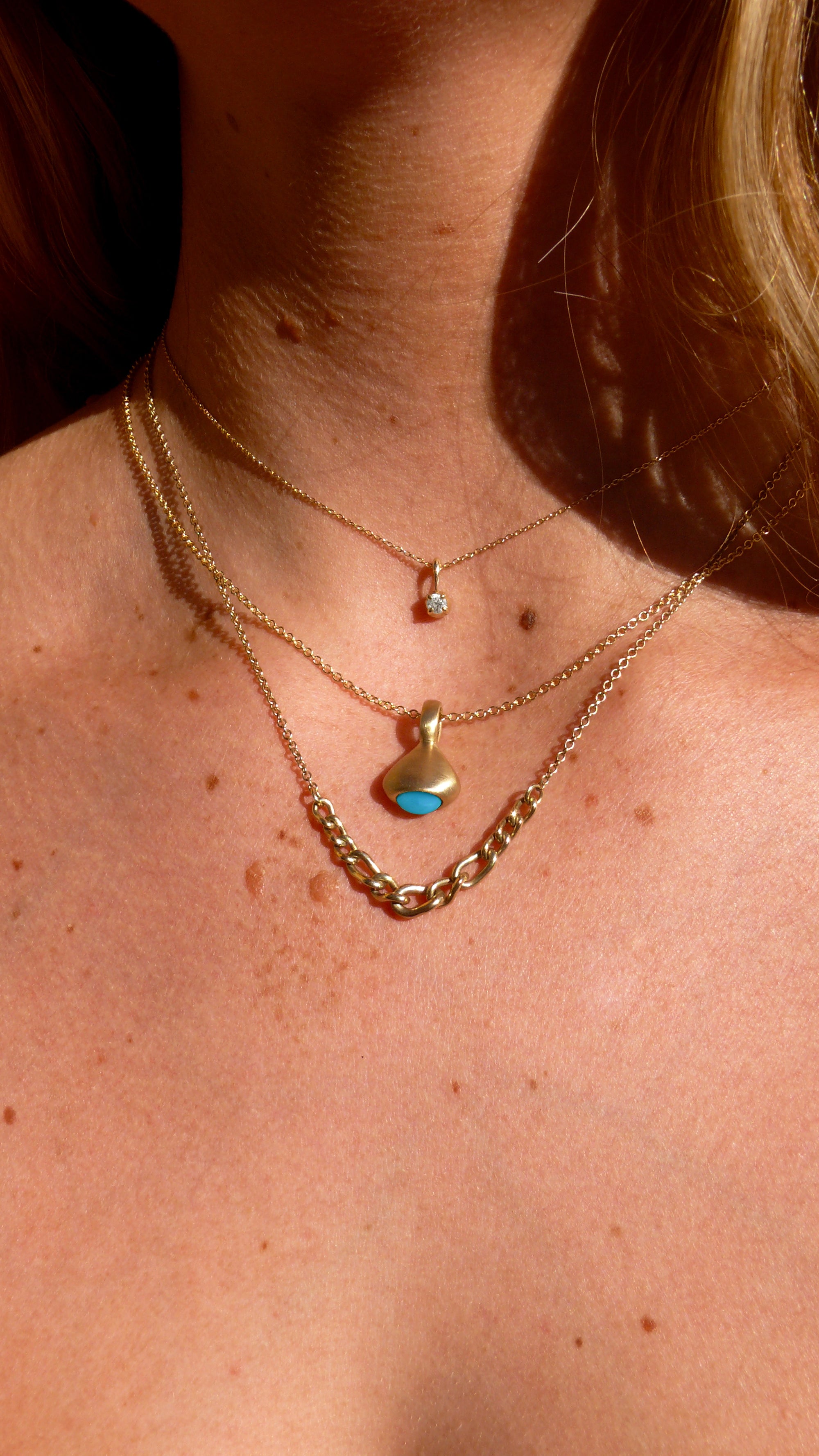 LA FIRE RELIEF RAFFLE TICKET : Turquoise Pendulum Charm No. 3