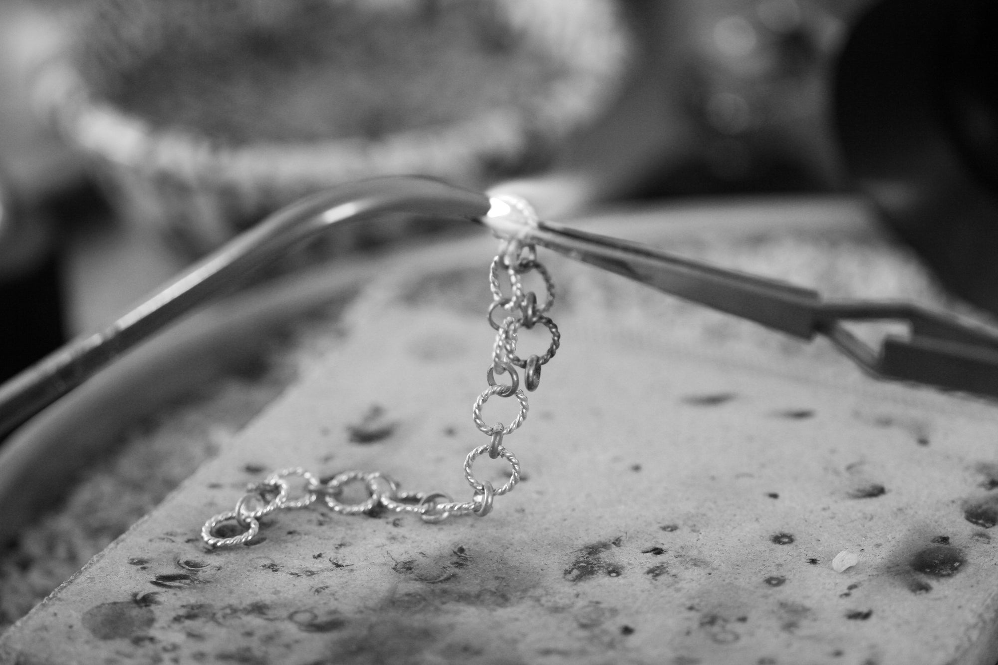 Intermediate Silversmithing Intensive : Chain Bracelet : 7/19 10AM-7PM
