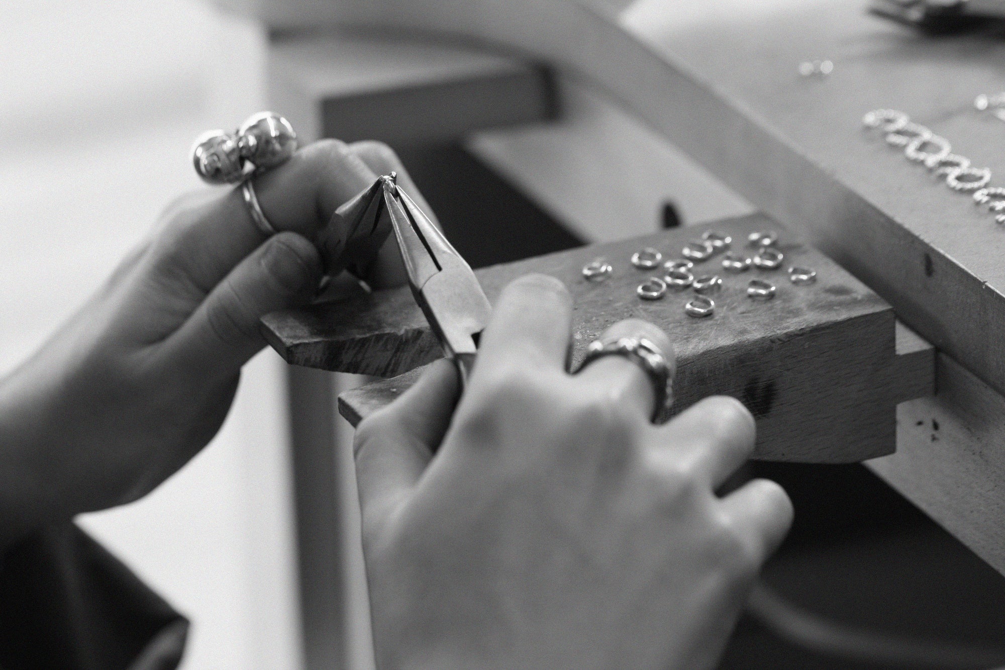 Intermediate Silversmithing Intensive : Chain Bracelet : 8/16 10AM-7PM