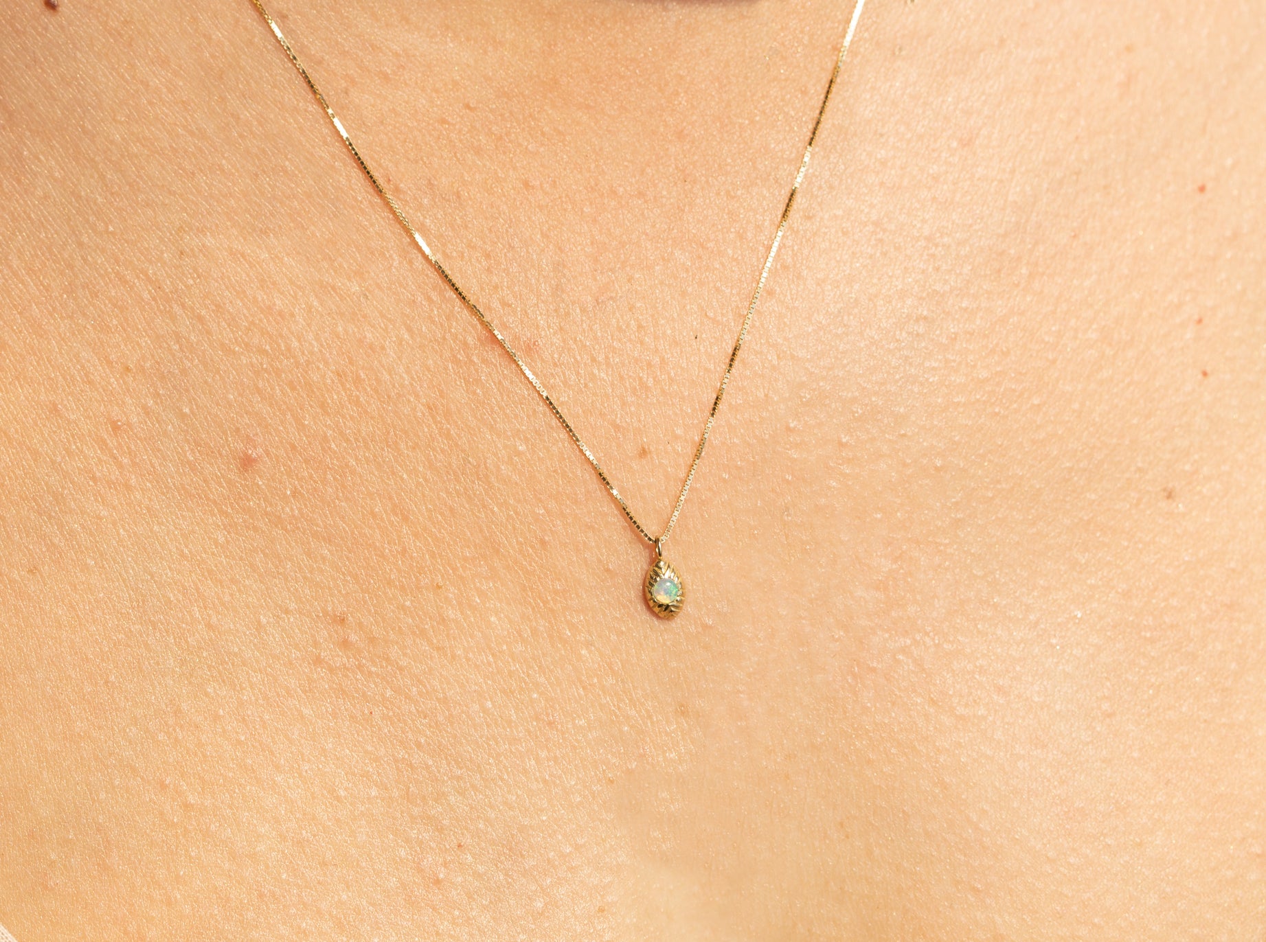 Birthstone Seedling Necklace