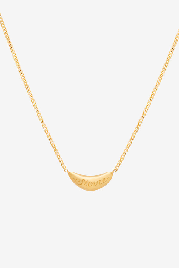 Curve Signet Necklace