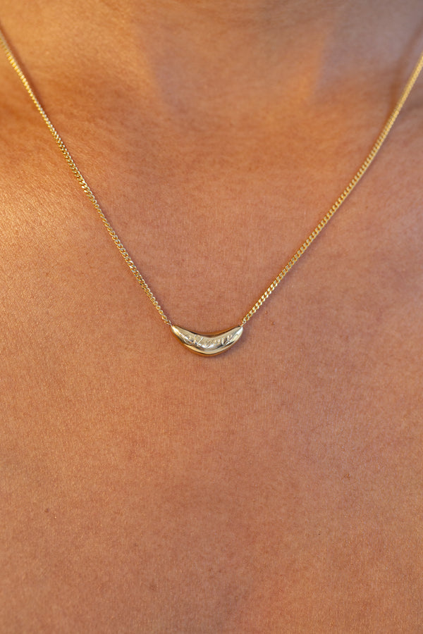 Curve Signet Necklace