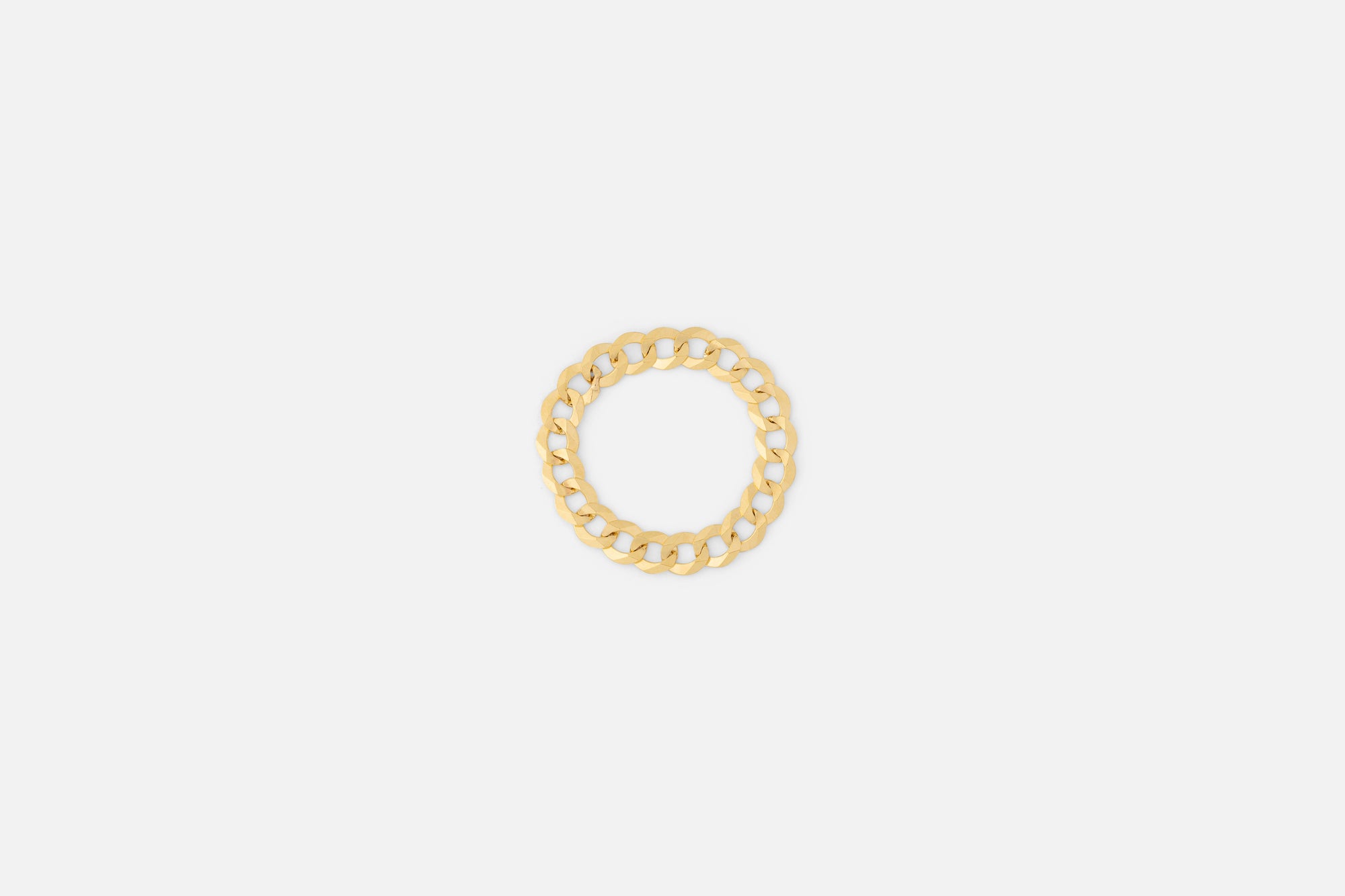 Thick Curb Chain Ring