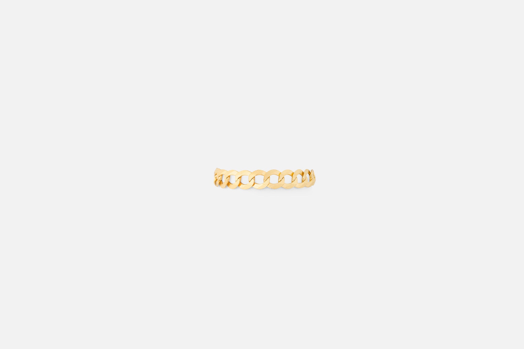 Thick Curb Chain Ring