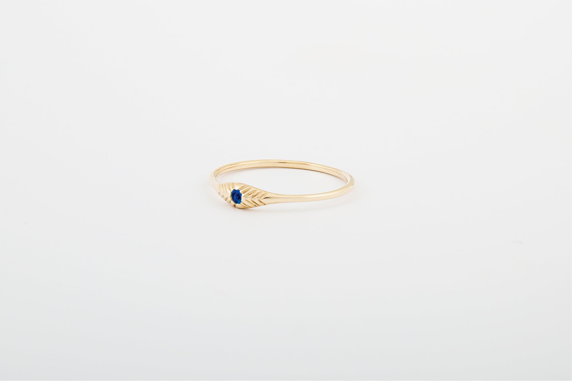 Sapphire Seedling Stacker Ring