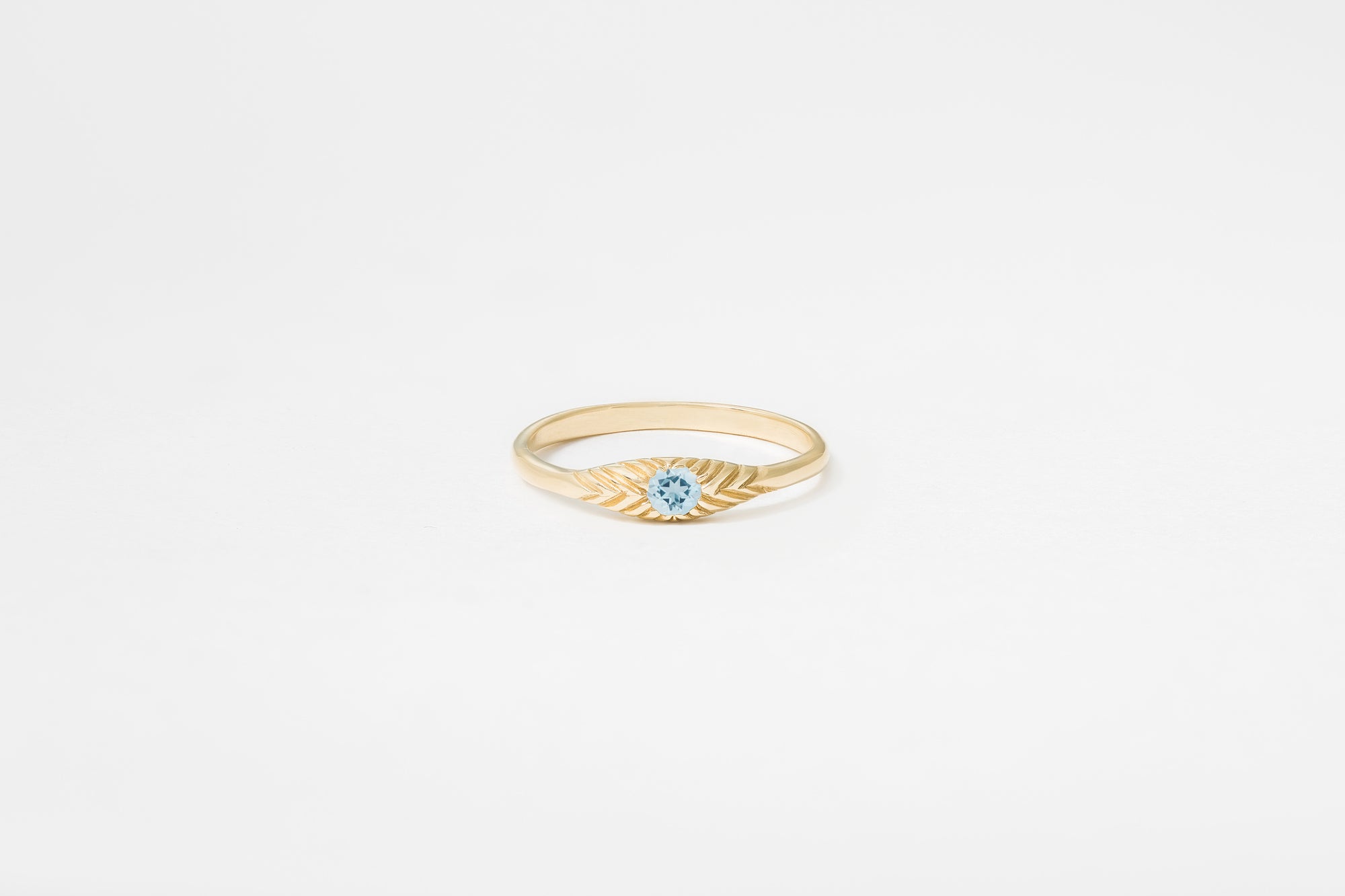 Aquamarine Ovate III Ring